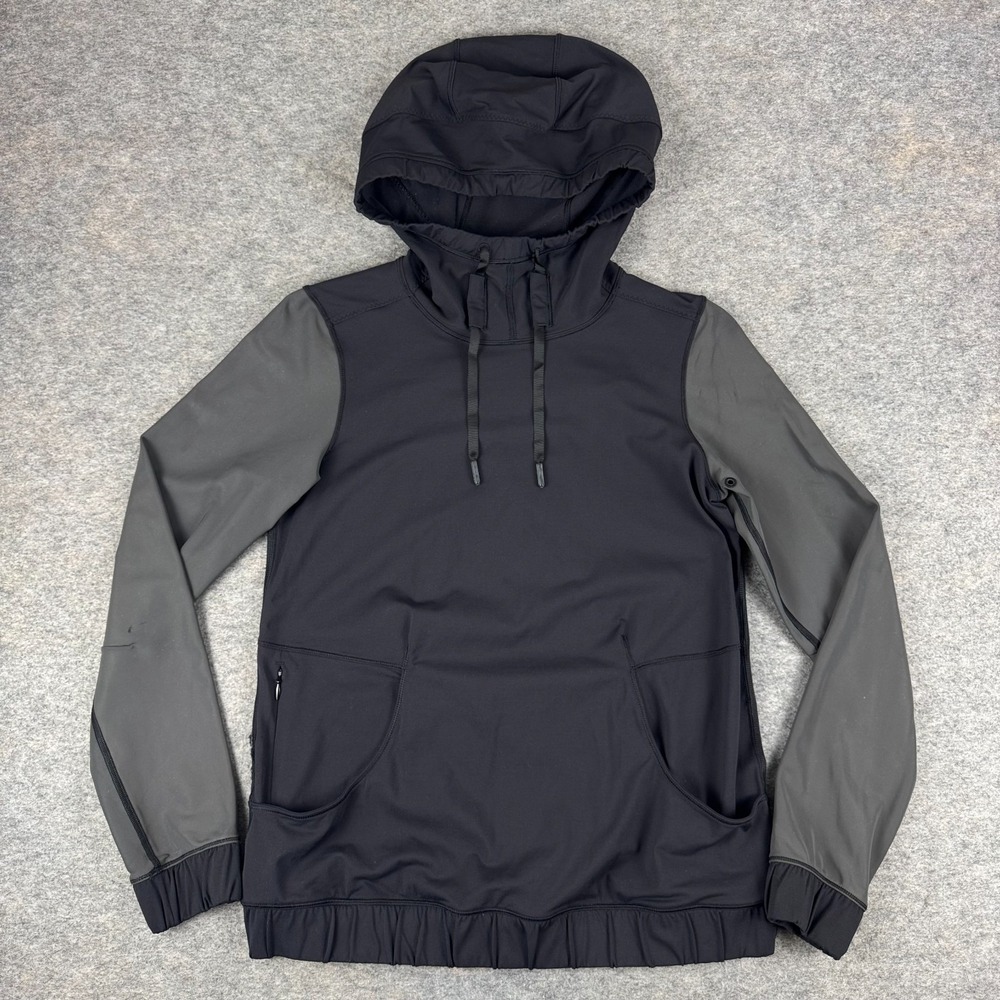 Lululemon Fleet Street Hoodie Reflective Power Luxtreme Iluminate Black Womens 6